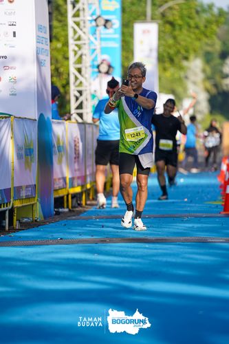Race photo from Taman Budaya x BOGORUN 2025