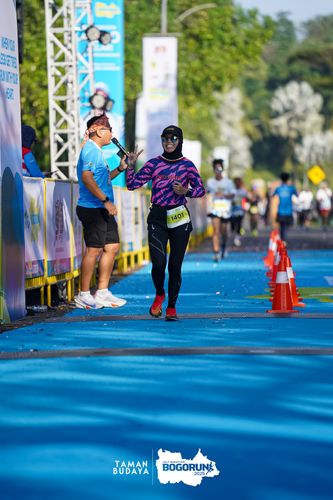Race photo from Taman Budaya x BOGORUN 2025