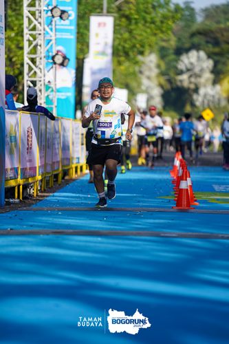 Race photo from Taman Budaya x BOGORUN 2025