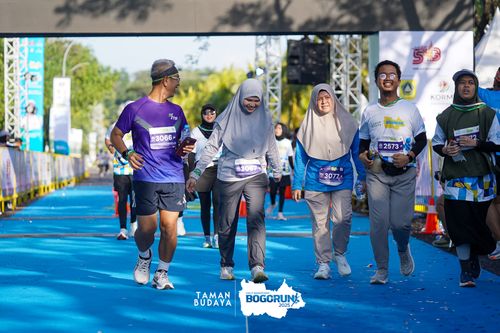 Race photo from Taman Budaya x BOGORUN 2025