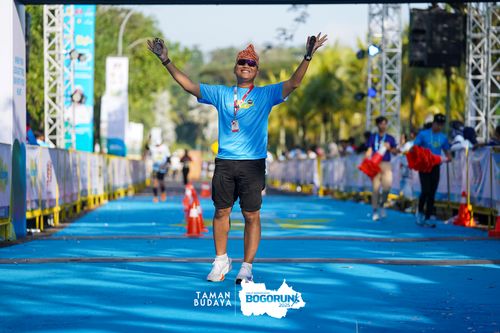 Race photo from Taman Budaya x BOGORUN 2025