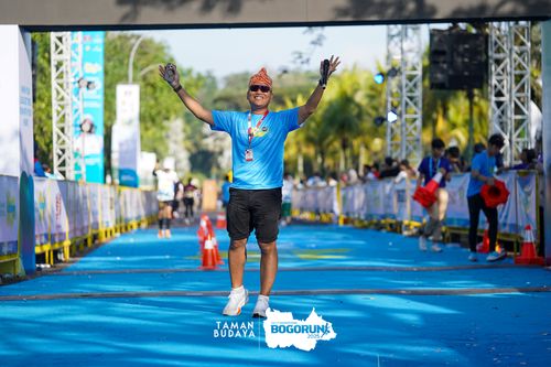 Race photo from Taman Budaya x BOGORUN 2025