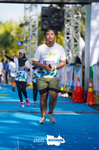 Race photo from Taman Budaya x BOGORUN 2025