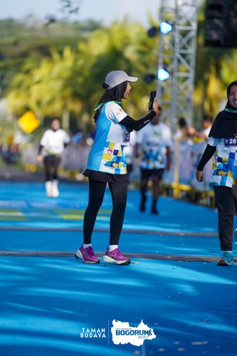 Race photo from Taman Budaya x BOGORUN 2025