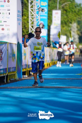 Race photo from Taman Budaya x BOGORUN 2025