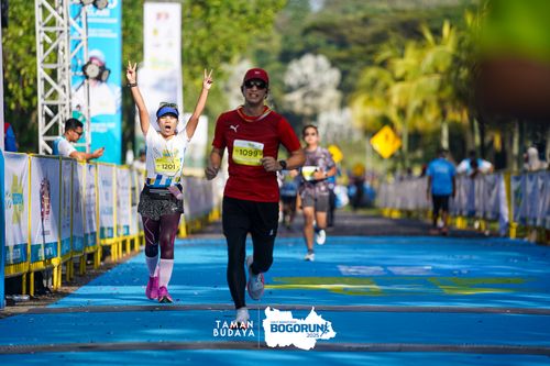 Race photo from Taman Budaya x BOGORUN 2025