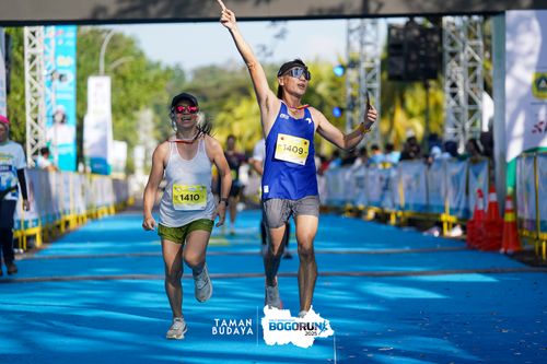 Race photo from Taman Budaya x BOGORUN 2025