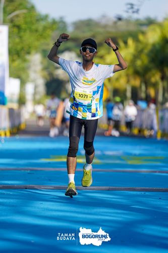 Race photo from Taman Budaya x BOGORUN 2025