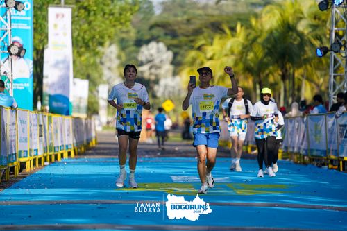 Race photo from Taman Budaya x BOGORUN 2025