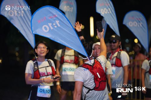 Race photo from Nu Skin Run 10K