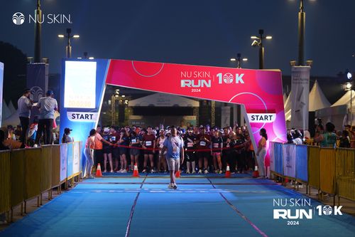 Race photo from Nu Skin Run 10K