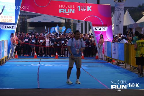 Race photo from Nu Skin Run 10K