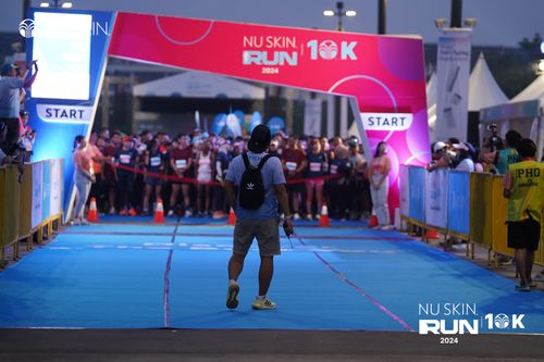 Race photo from Nu Skin Run 10K