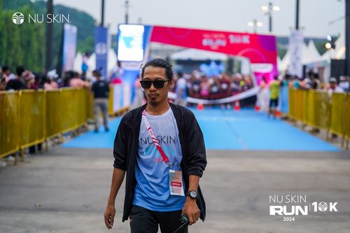 Race photo from Nu Skin Run 10K