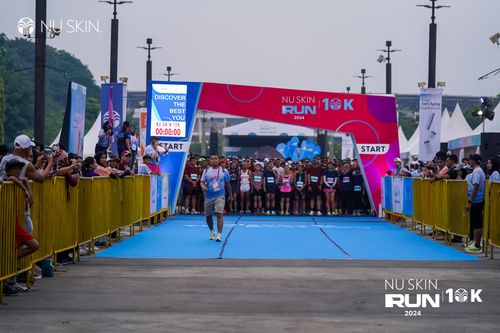 Race photo from Nu Skin Run 10K