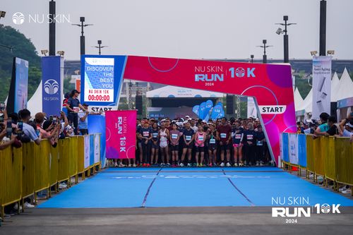 Race photo from Nu Skin Run 10K