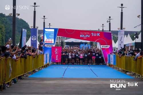 Race photo from Nu Skin Run 10K