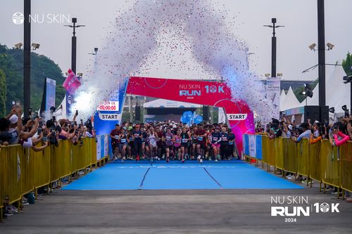 Race photo from Nu Skin Run 10K
