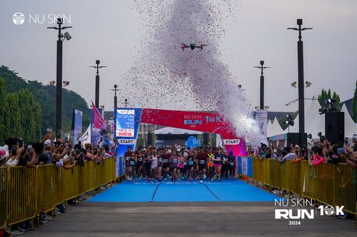 Race photo from Nu Skin Run 10K