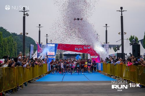 Race photo from Nu Skin Run 10K