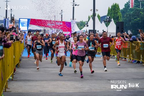 Race photo from Nu Skin Run 10K