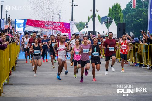 Race photo from Nu Skin Run 10K
