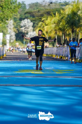 Race photo from Taman Budaya x BOGORUN 2025