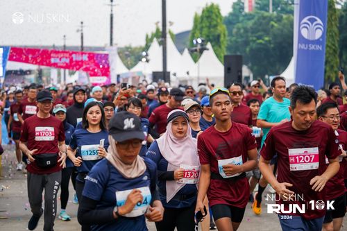 Race photo from Nu Skin Run 10K