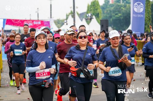 Race photo from Nu Skin Run 10K