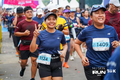 Race photo from Nu Skin Run 10K