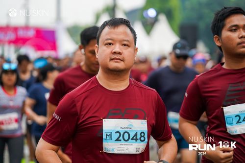 Race photo from Nu Skin Run 10K