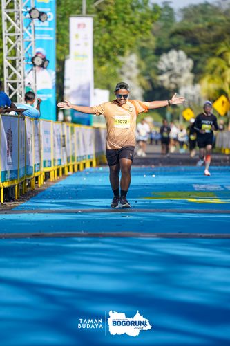 Race photo from Taman Budaya x BOGORUN 2025