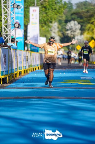 Race photo from Taman Budaya x BOGORUN 2025