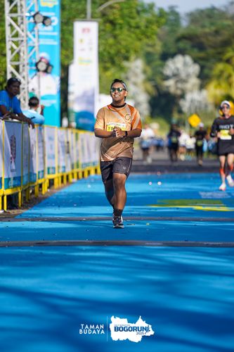 Race photo from Taman Budaya x BOGORUN 2025