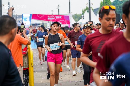 Race photo from Nu Skin Run 10K