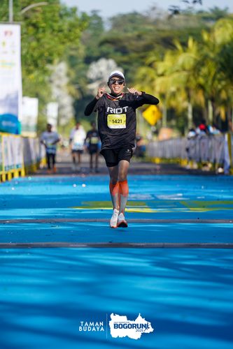 Race photo from Taman Budaya x BOGORUN 2025
