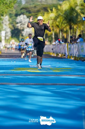 Race photo from Taman Budaya x BOGORUN 2025