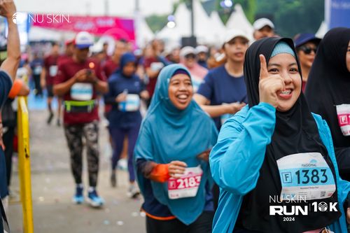 Race photo from Nu Skin Run 10K