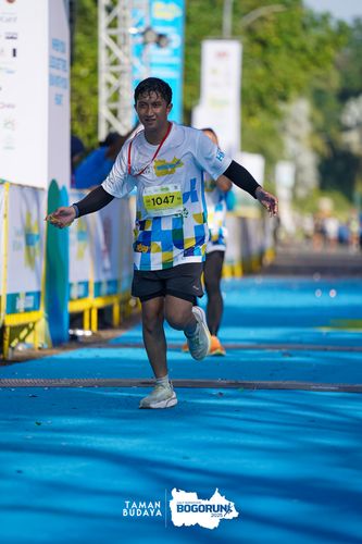 Race photo from Taman Budaya x BOGORUN 2025
