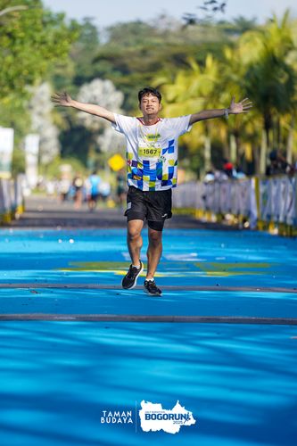 Race photo from Taman Budaya x BOGORUN 2025
