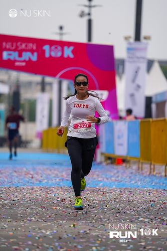 Race photo from Nu Skin Run 10K
