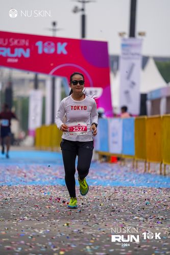 Race photo from Nu Skin Run 10K