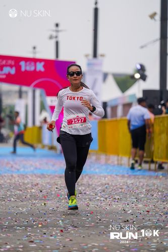 Race photo from Nu Skin Run 10K