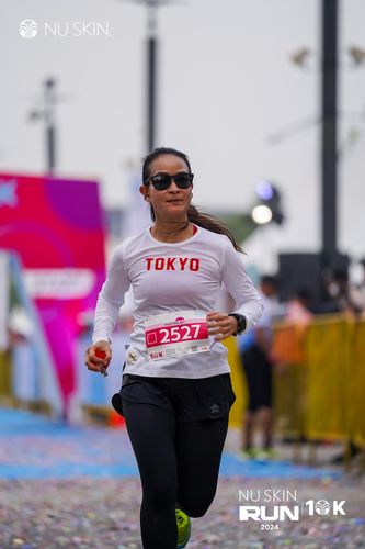Race photo from Nu Skin Run 10K