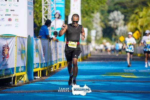 Race photo from Taman Budaya x BOGORUN 2025