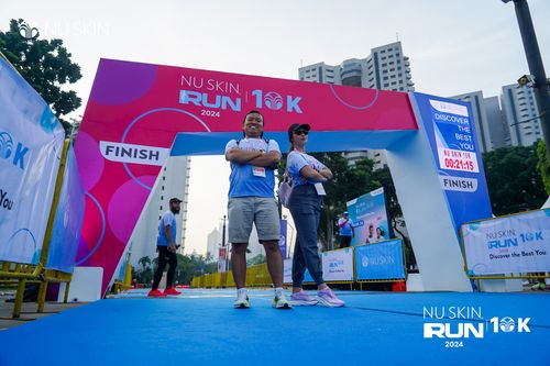 Race photo from Nu Skin Run 10K