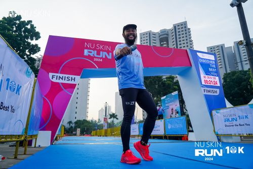 Race photo from Nu Skin Run 10K