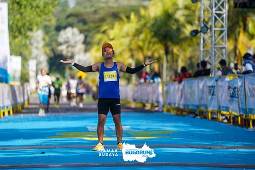 Race photo from Taman Budaya x BOGORUN 2025