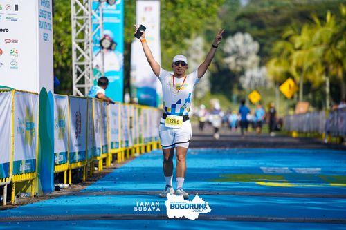 Race photo from Taman Budaya x BOGORUN 2025