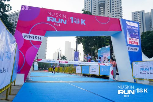 Race photo from Nu Skin Run 10K